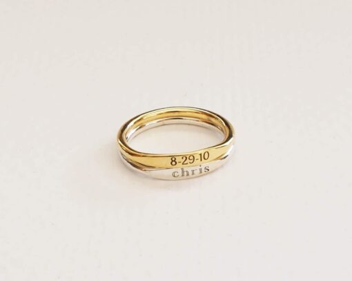 Personalized Delicate Name Ring A Cherished Keepsake for Bridesmaids, Mothers, and Loved Ones - Image 4