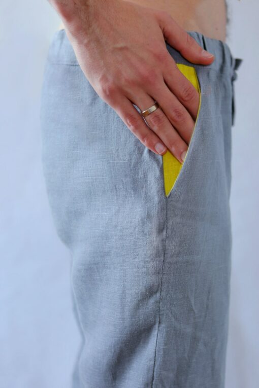 Breezy Linen Pants Sustainable Comfort for Men - Image 2
