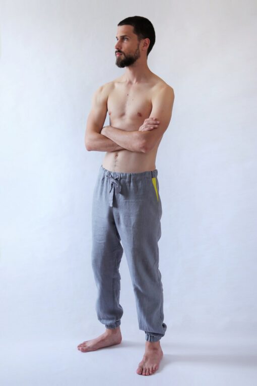 Breezy Linen Pants Sustainable Comfort for Men - Image 4