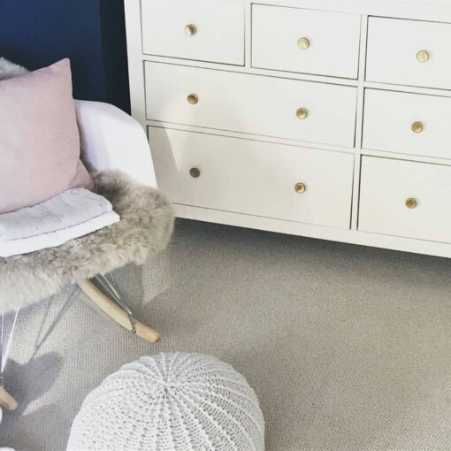 Cozy Knitted Footstool A Scandinavian Haven for Your Little One's Room - Image 3