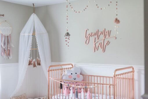 Personalized Wooden Nursery Name Sign A Cherished Keepsake for Your Little One's Abode - Image 3