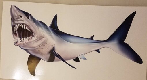 Mako Shark Decal Unleash the Predator on Your Boat - Image 3