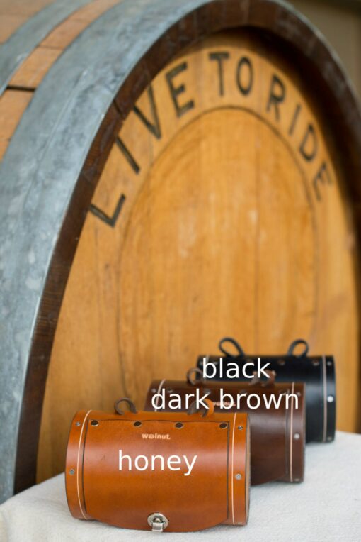 The Barrel Bag Premium Leather Bicycle Saddlebag for Unforgettable Rides - Image 6