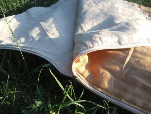Organic Hemp Sleeping Bag Sustainable Slumber in Nature's Embrace - Image 5