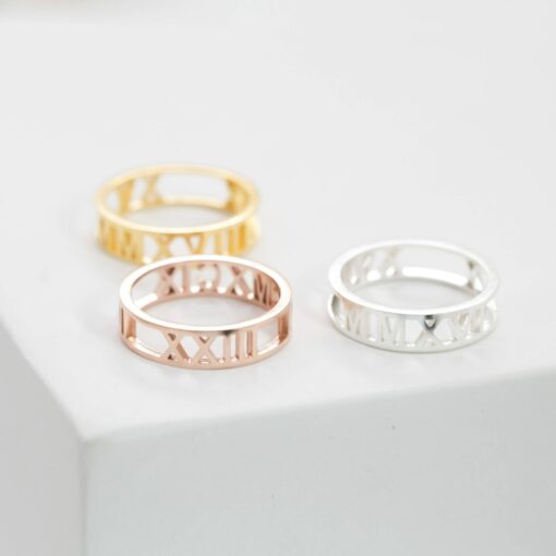 Personalized Sterling Silver Message Ring Express Yourself with Style - Image 4