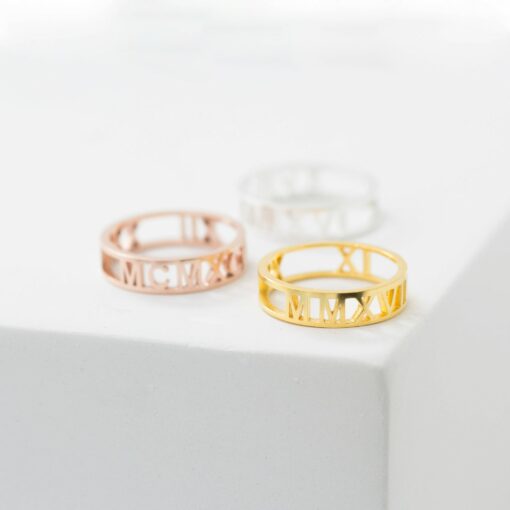Personalized Sterling Silver Message Ring Express Yourself with Style - Image 6