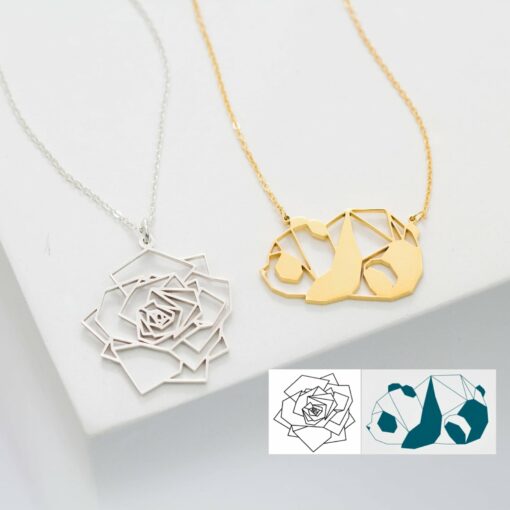 Personalized Logo Necklace Elevate Your Brand with Custom Jewelry - Image 2
