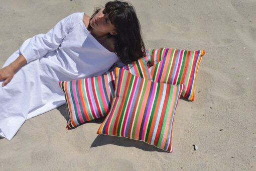 Unleash Your Pride Embrace the Rainbow with Our Multi-Colored Pillow - Image 2