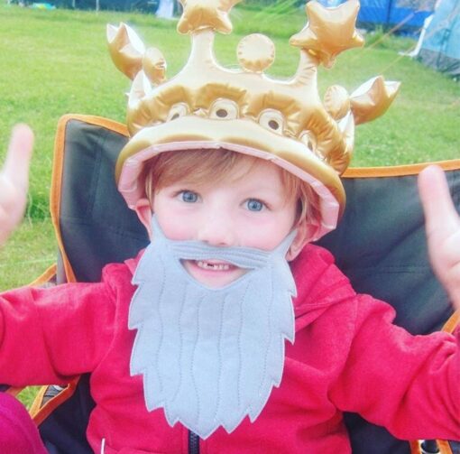 Kids' Felt Beard Mask The Ultimate Dress-Up Accessory for Kings, Jesters, and More! - Image 3