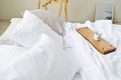 Undyed Linen Duvet Cover Experience the Pure Embrace of Nature's Softness - Image 4