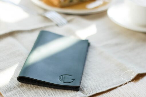 Personalized Leather Check Presenter Elevate Your Dining Experience - Image 4