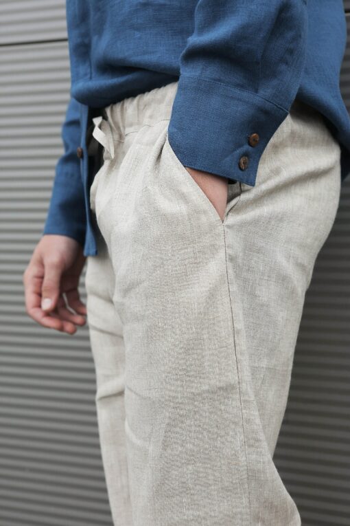 Organic Linen Lounge Pants Sustainable Comfort for Spring and Summer - Image 6