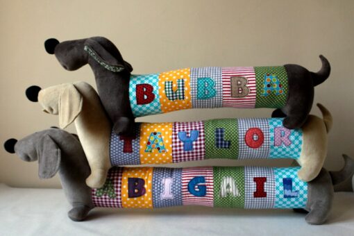 Personalized Dachshund Plush Toy The Perfect Gift for Dog Lovers and Nursery Decor - Image 4