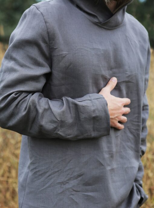 Breezy Linen Hoodie The Epitome of Summer Comfort and Style - Image 6