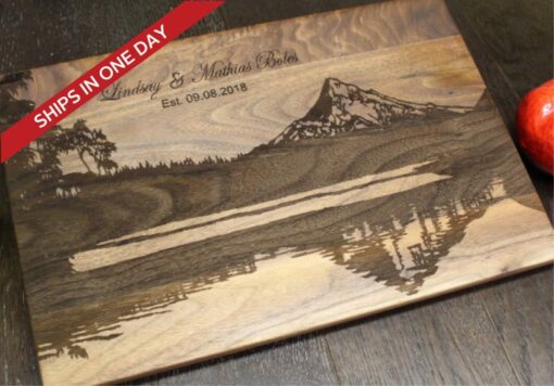 Personalized Mountain Cutting Board Engrave Your Memories on a Culinary Canvas - Image 2