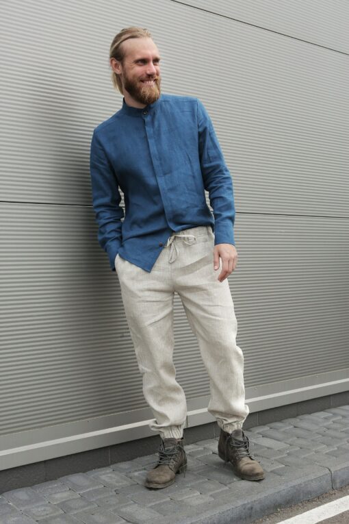 Organic Linen Lounge Pants Sustainable Comfort for Spring and Summer - Image 5