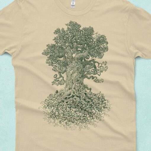 Unleash the Spirit of Nature Gnarled Tree Tshirt - A Symbol of Life and Strength - Image 6