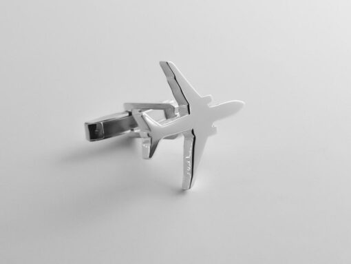 Boeing Airplane Cufflinks Elevate Your Style with Aviation Elegance - Image 2