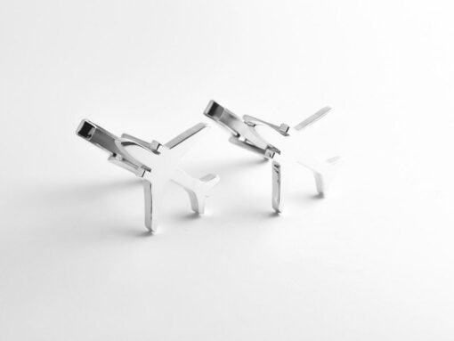 Boeing Airplane Cufflinks Elevate Your Style with Aviation Elegance - Image 4