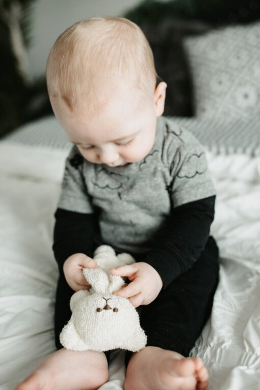 Sogg. E. Bear Organic Cotton Teething Toy for Babies, Heirloom Quality, Eco-Friendly - Image 3