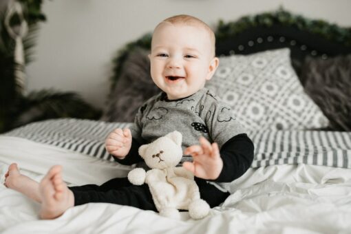 Sogg. E. Bear Organic Cotton Teething Toy for Babies, Heirloom Quality, Eco-Friendly - Image 5