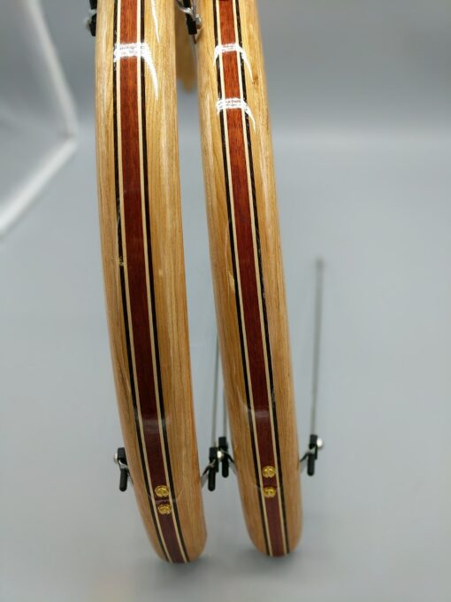 Woody's Cherry Compound Curve Fenders with Bloodwood Stripe Protect Your Ride in Style - Image 3
