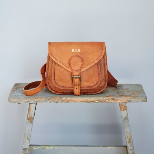 Personalized Saddlebag Elevate Your Style with a Monogrammed Leather Masterpiece - Image 3