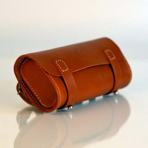 Premium Leather Bike Bag Saddlebag, Handlebar Bag, Pannier, and Cyclist Gift - Image 3