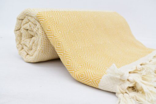 Cozy Comfort Indulge in the Warmth of Our Organic Turkish Blanket, 79x90 - Image 4