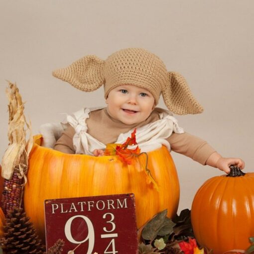Enchanting House Elf Hat From Baby to Adult, a Magical Cosplay Accessory - Image 2