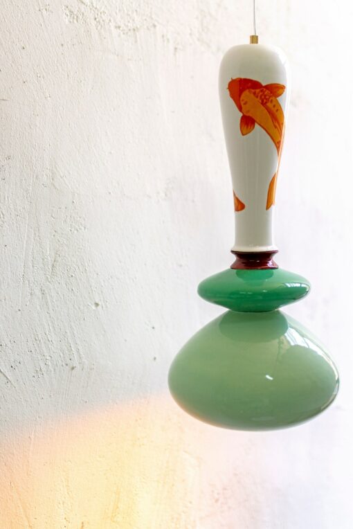 Enchanting Green Leaves Pendant Lamp Bring Nature's Tranquility into Your Home - Image 2