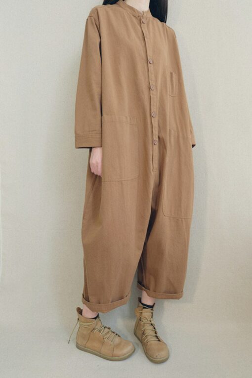 Cozy Cotton Jumpsuits Effortless Style and Comfort for Women - Image 5