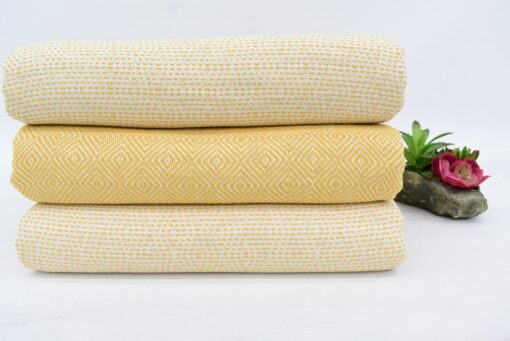 Cozy Comfort Indulge in the Warmth of Our Organic Turkish Blanket, 79x90 - Image 3