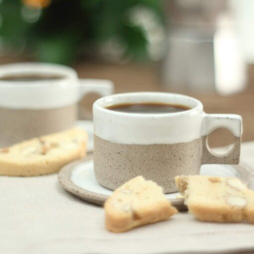 Exquisite Espresso Cups and Saucers A Ceramic Masterpiece for Coffee Connoisseurs - Image 6