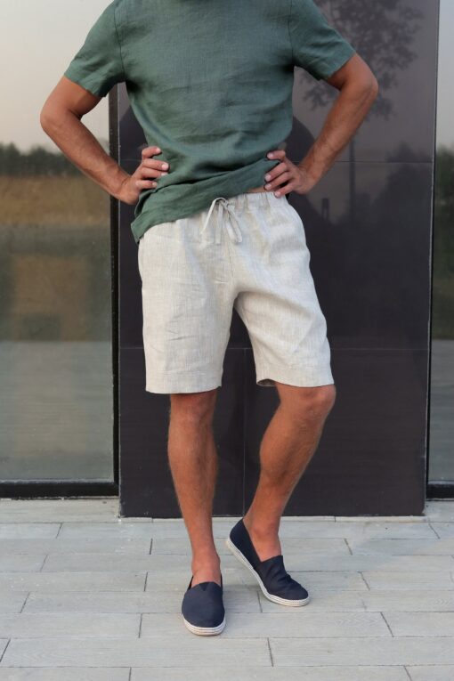 Breezy Linen Shorts Elevate Your Summer Style with Organic Comfort - Image 4