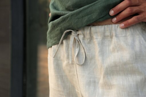 Breezy Linen Shorts Elevate Your Summer Style with Organic Comfort - Image 5