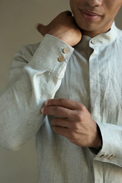 Exquisite Linen Shirt Timeless Elegance for the Modern Man - Image 6