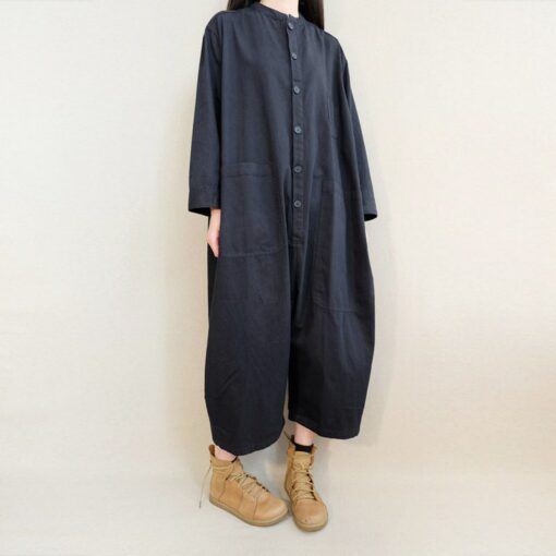 Cozy Cotton Jumpsuits Effortless Style and Comfort for Women - Image 2