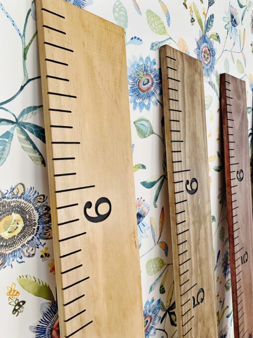 Engraved Growth Chart Timeless Gray Edition - Minimalist Ruler, Heirloom Keepsake for Kids - Image 4