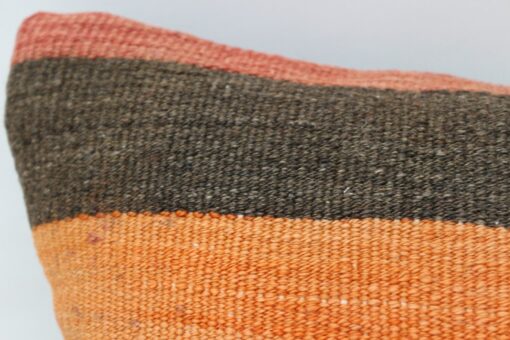 Striking Orange Kilim Pillow Covers Add a Touch of Turkish Charm to Your Home - Image 2
