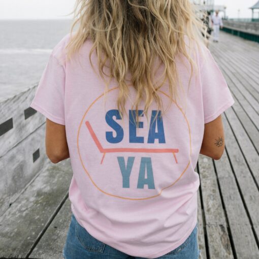 Sea Ya Women's Summer Beach Slogan T-Shirt Embrace the Coastal Vibes - Image 2