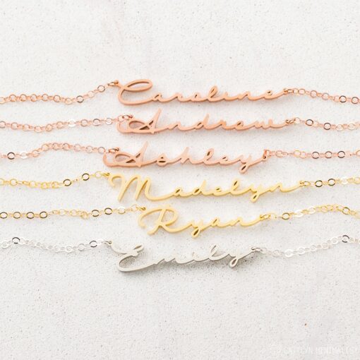Personalized Minimalist Name Necklace The Perfect Gift for Her - Image 5