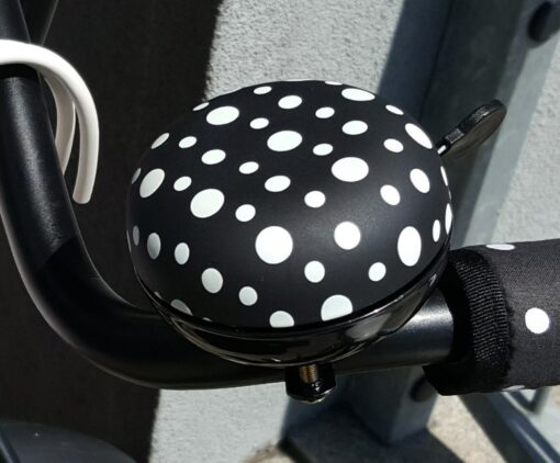 Polka Dot Wicker Basket Saddle and Handlebar Covers Protect Your Ride with Style - Image 6