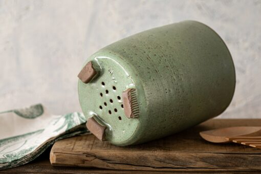 Enchanting Emerald Haven Your Culinary Oasis with Ceramic Utensils - Image 3
