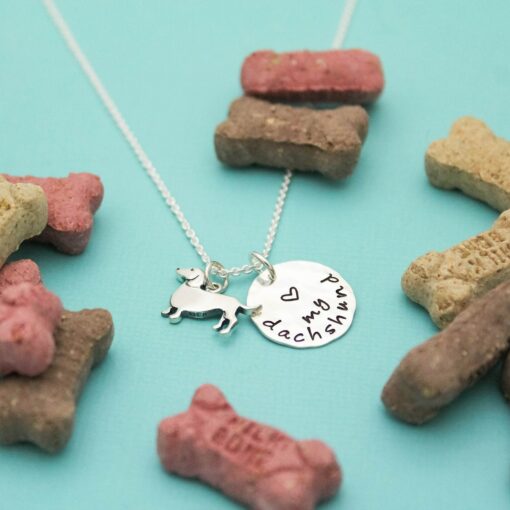 Paw-some Dachshund Necklace Sterling Silver Charm for Dog Lovers - Image 2