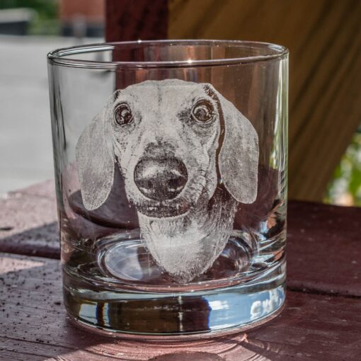 Personalized Etched Picture Rocks Glass A Unique Father's Day Gift - Image 2
