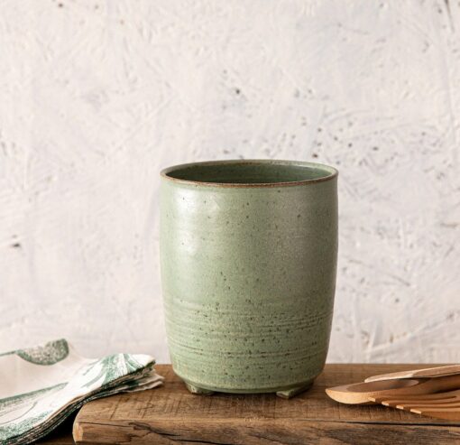 Enchanting Emerald Haven Your Culinary Oasis with Ceramic Utensils - Image 2