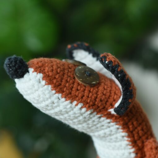 Enchanting Crochet Fox A Little Prince's Faithful Companion - Image 3