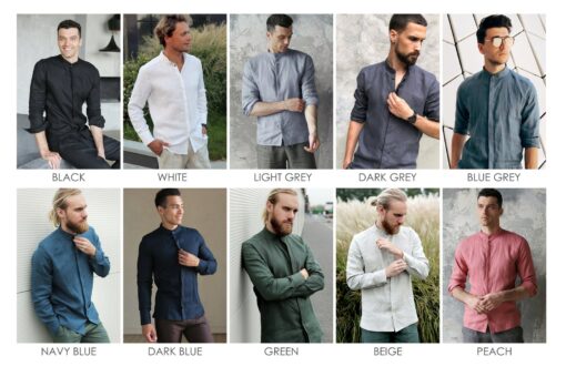Exquisite Linen Shirt Timeless Elegance for the Modern Man - Image 2