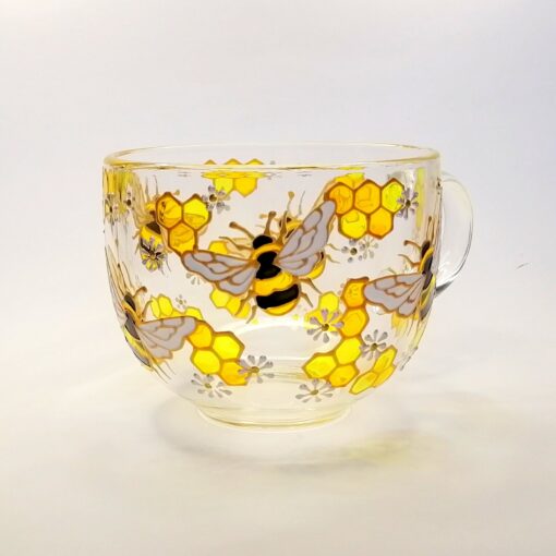 Honeycomb Haven Personalized Bee Coffee Mug for a Buzzing Brew - Image 6